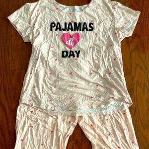 Cute Pink Pajama Set